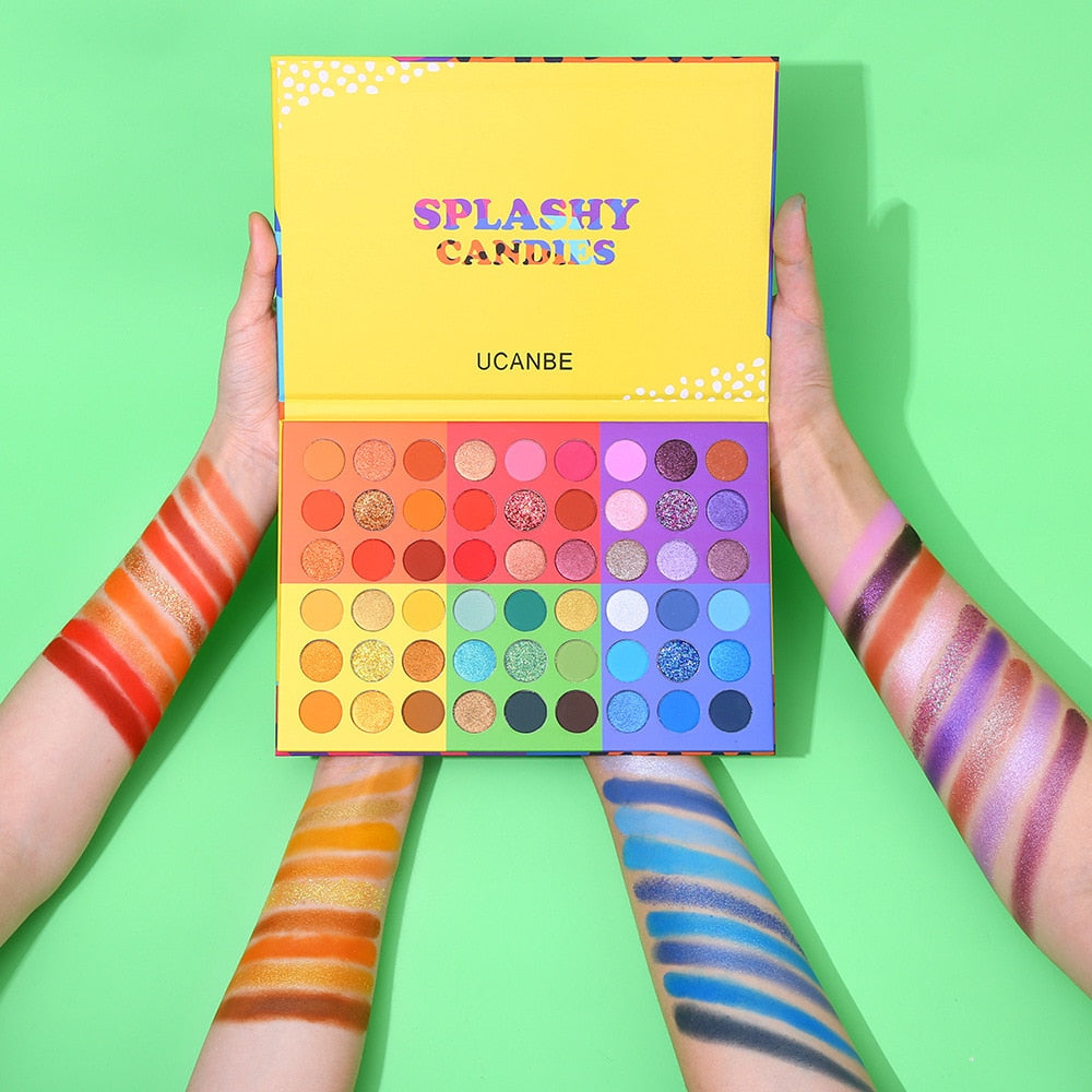 UCANBE 48-114 Colors Exotic Flavors Eyeshadow Palette