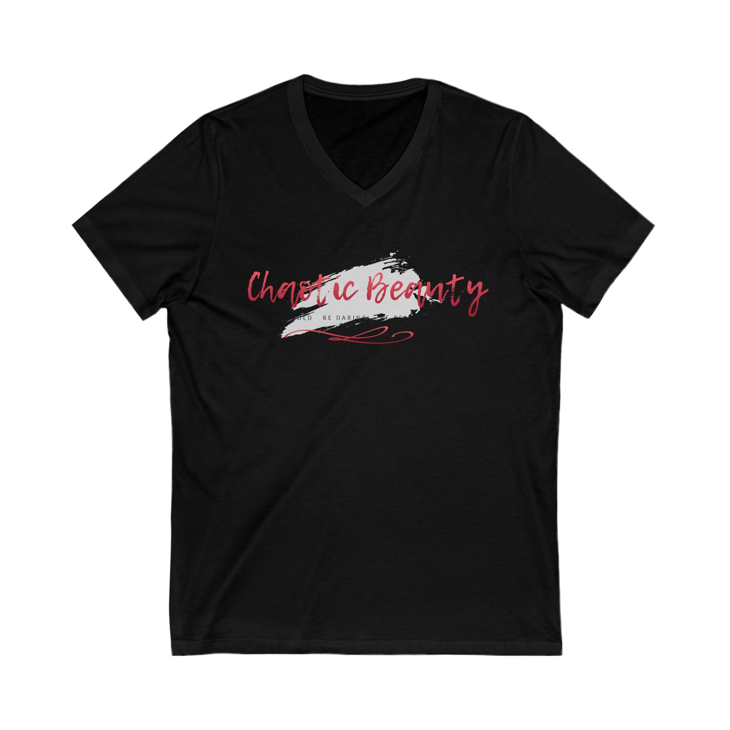 Chaotic Beauty Unisex Jersey Short Sleeve V-Neck