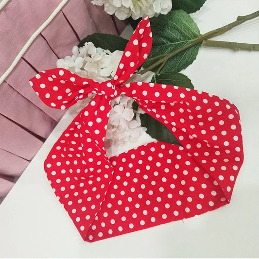 Retro Women Vintage 50s Red Polka Dots Headband