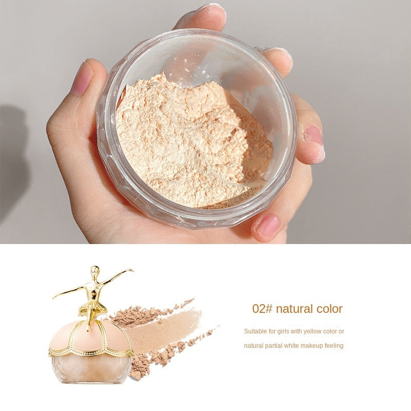 Large Capacity Ballet Small Gold Statue Finishing Powder