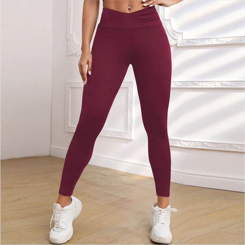 Fitness Seamless Push Up High Waist Leggings Scrunch Butt Sport Yoga Pant