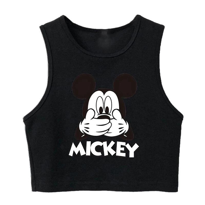 90s Disney Crop Top T-shirt Women