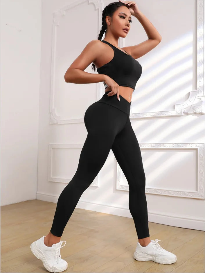 Fitness Seamless Push Up High Waist Leggings Scrunch Butt Sport Yoga Pant