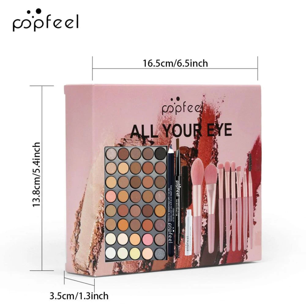 POPFEEL 40 Colors Eyeshadow Palette Set, **TRAVEL SIZE**