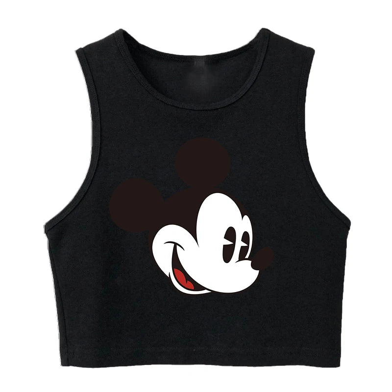 90s Disney Crop Top T-shirt Women