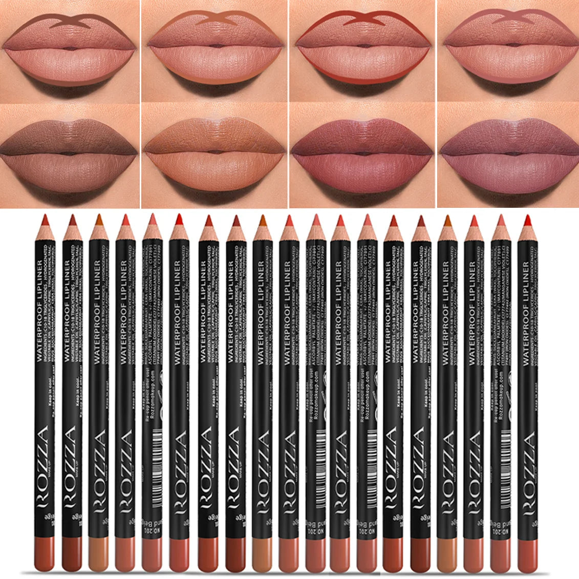 14 Color Nude Matte LipLiner Pencil Long-lasting Waterproof