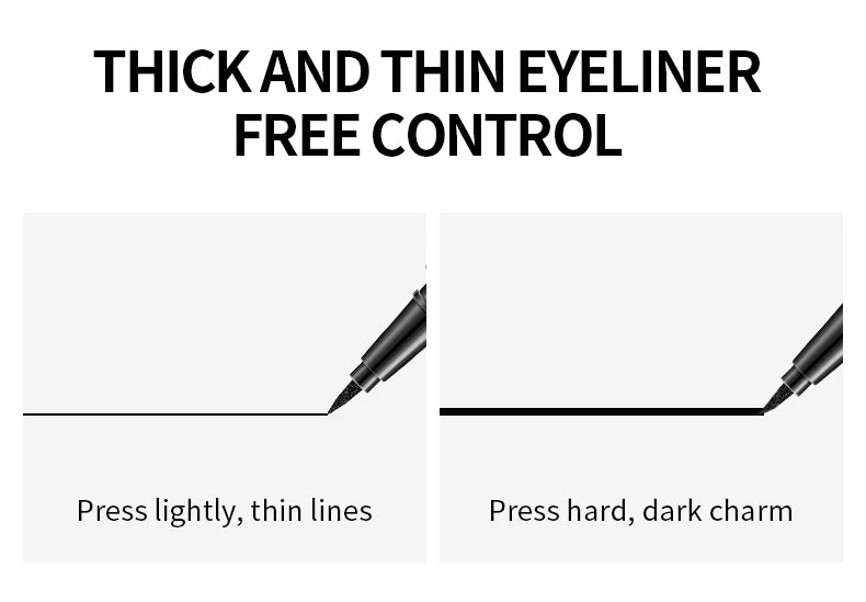 Liquid Eyeliner Pen Waterproof Black Long-Lasting