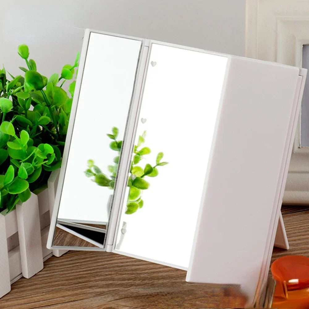 Portable LED Light Makeup Mirror Vanity TRAVEL SIZE