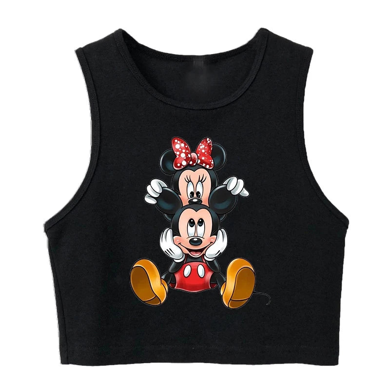 90s Disney Crop Top T-shirt Women