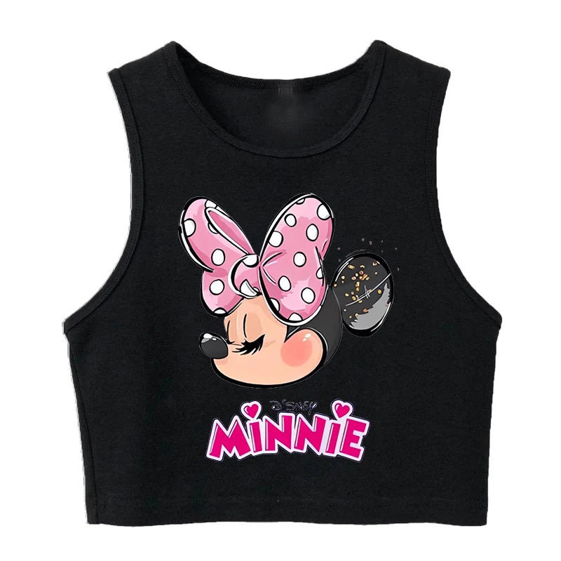 90s Disney Crop Top T-shirt Women