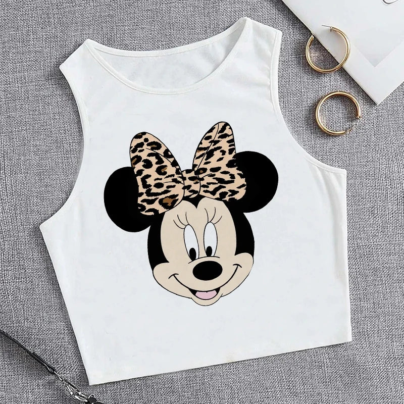 90s Disney Crop Top T-shirt Women