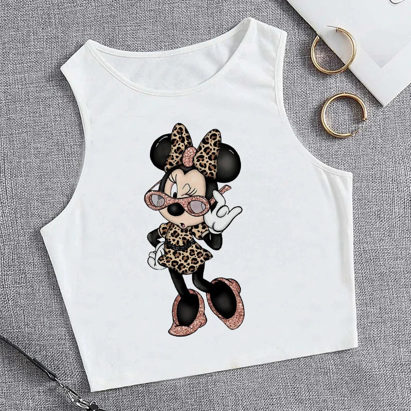 90s Disney Crop Top T-shirt Women