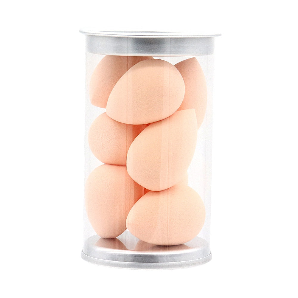 8Pcs Mini Makeup Sponge Blender Tool with Storage Box