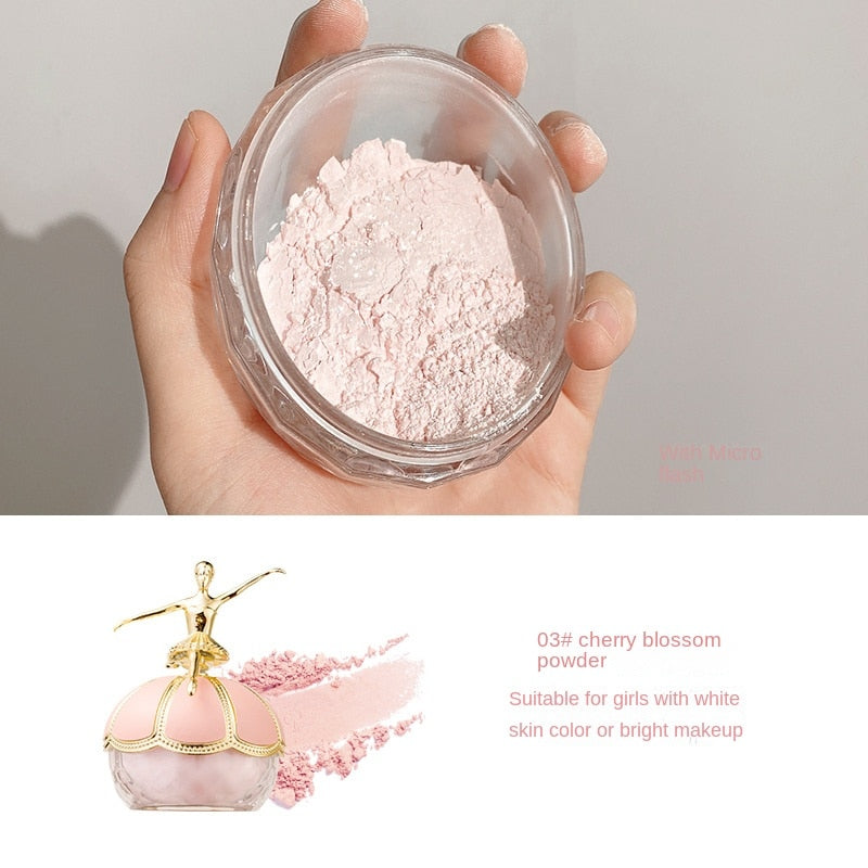 Large Capacity Ballet Small Gold Statue Finishing Powder