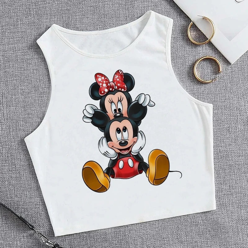 90s Disney Crop Top T-shirt Women