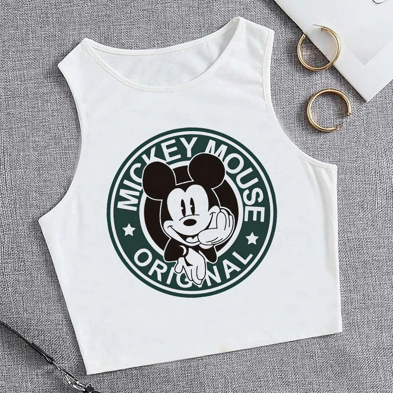 90s Disney Crop Top T-shirt Women