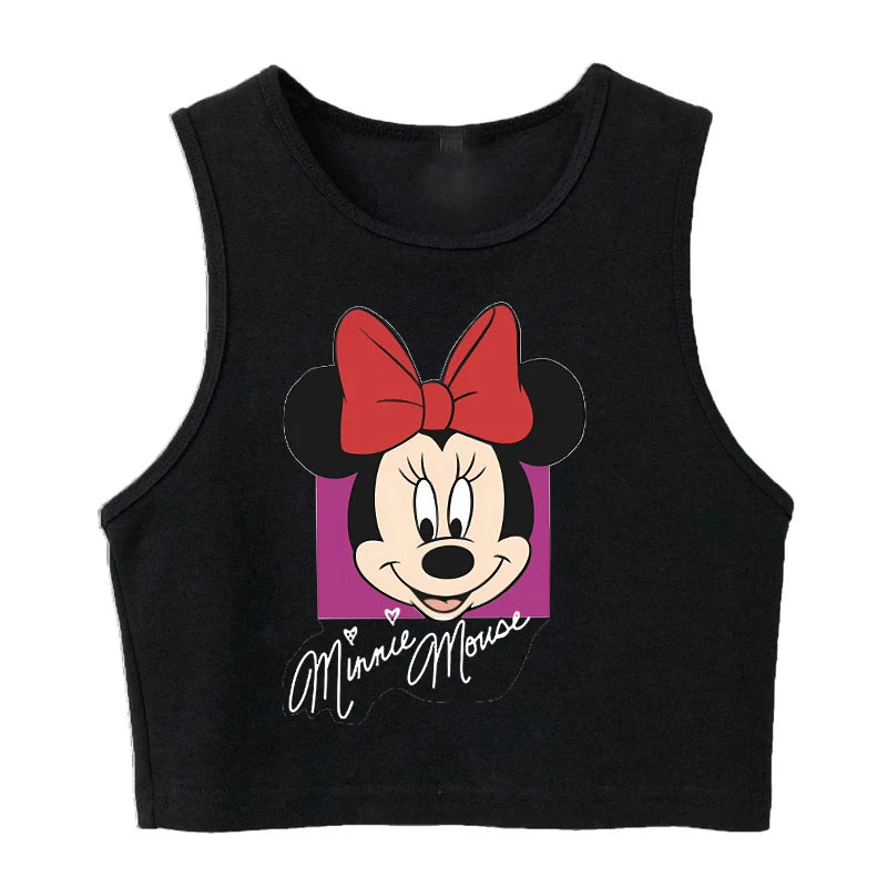 90s Disney Crop Top T-shirt Women