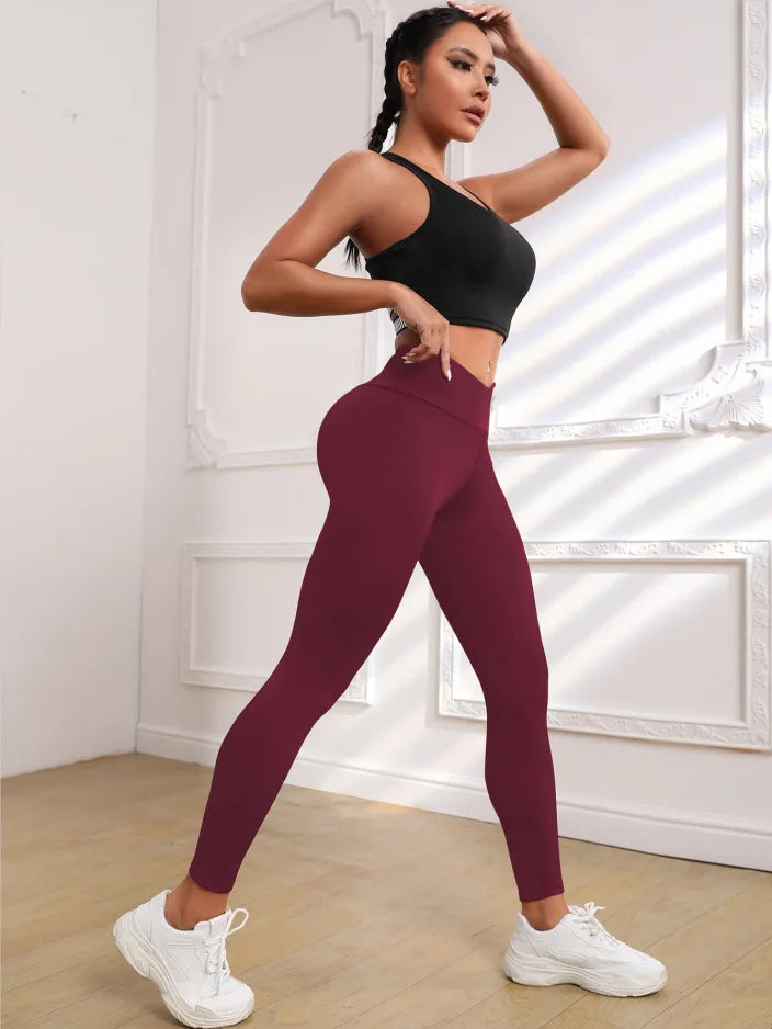 Fitness Seamless Push Up High Waist Leggings Scrunch Butt Sport Yoga Pant