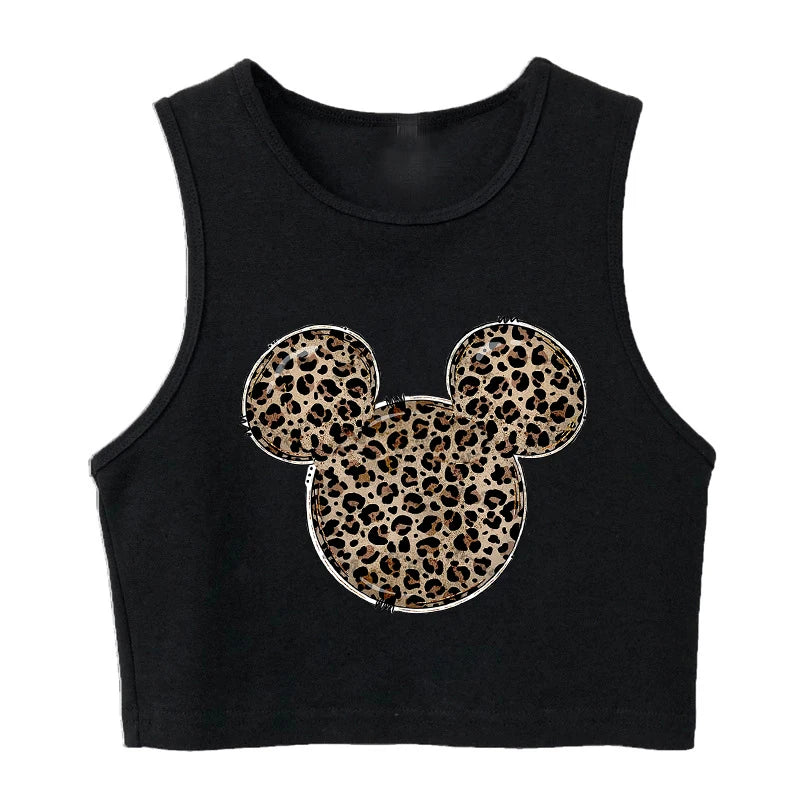 90s Disney Crop Top T-shirt Women