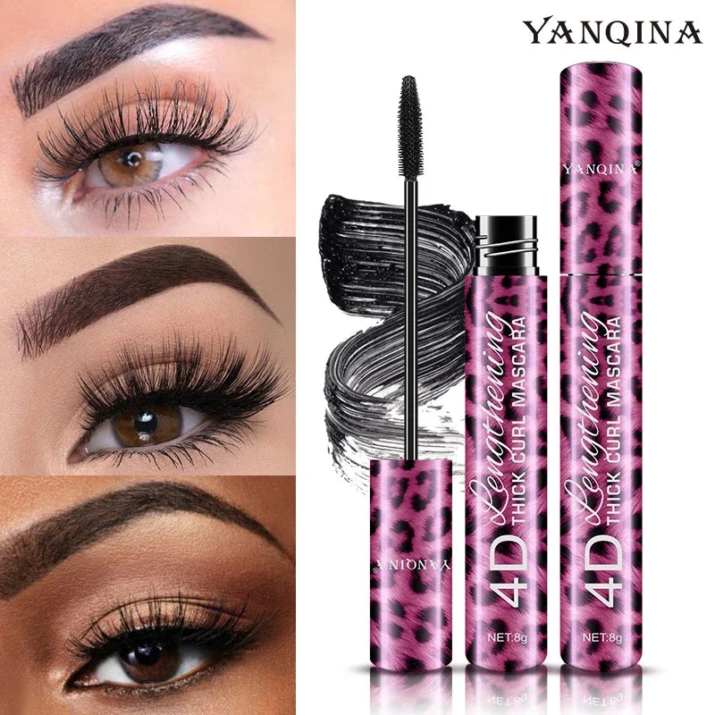 YANQINA Liquid Eyeliner Pencil+4D Waterproof Mascara Set