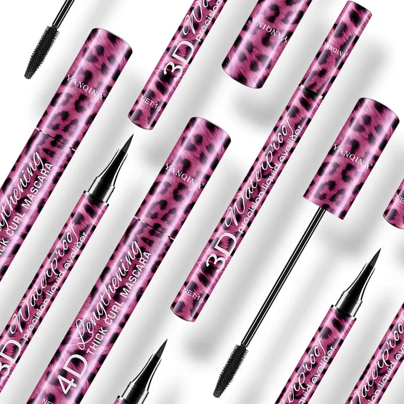 YANQINA Liquid Eyeliner Pencil+4D Waterproof Mascara Set