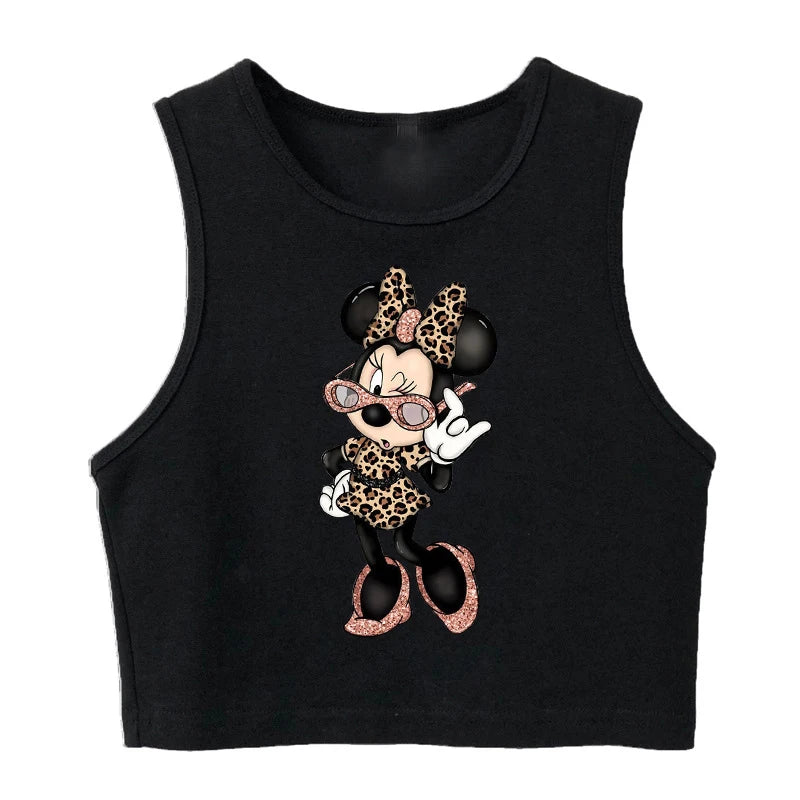 90s Disney Crop Top T-shirt Women