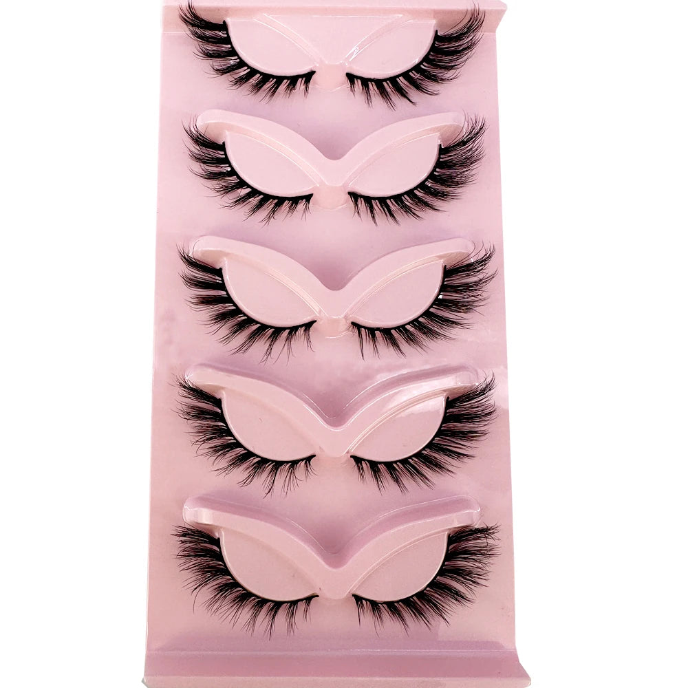 New Cat Eye  Mink Eyelashes 3D Curl