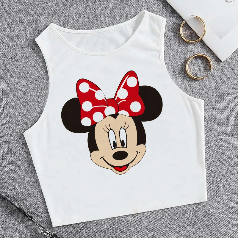 90s Disney Crop Top T-shirt Women