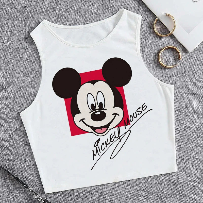 90s Disney Crop Top T-shirt Women