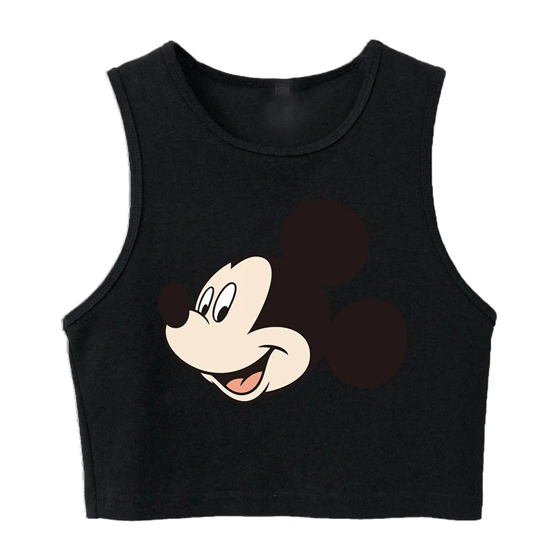 90s Disney Crop Top T-shirt Women