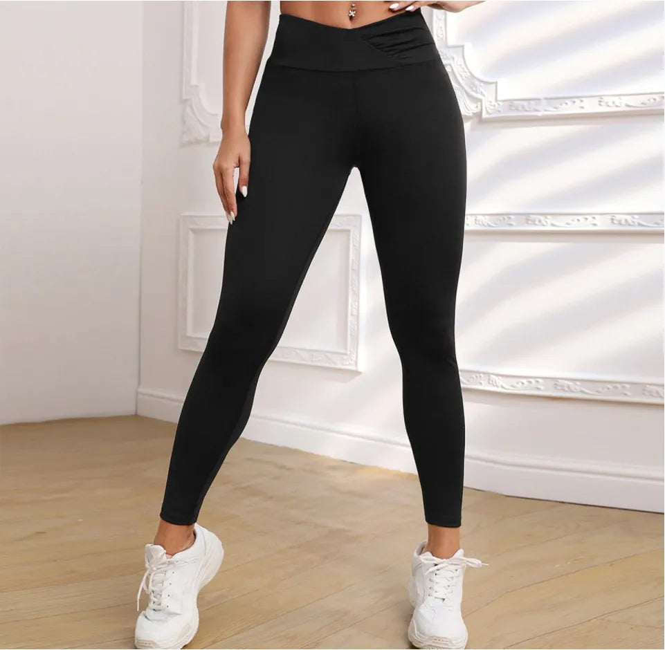 Fitness Seamless Push Up High Waist Leggings Scrunch Butt Sport Yoga Pant