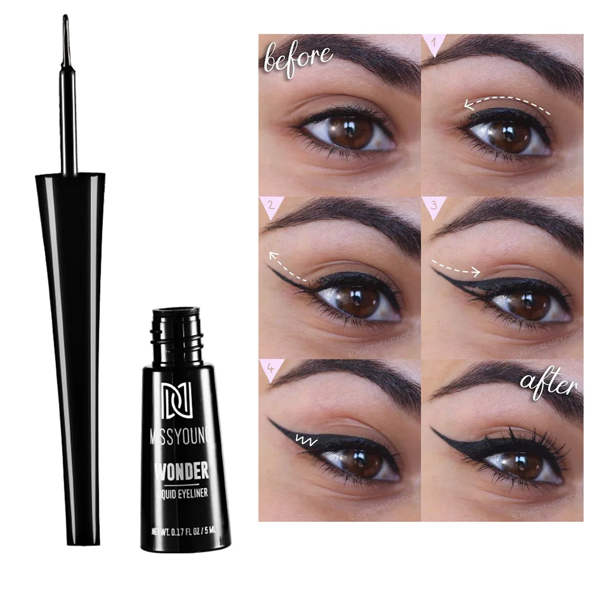 3-Color Matte Eyeliner Waterproof