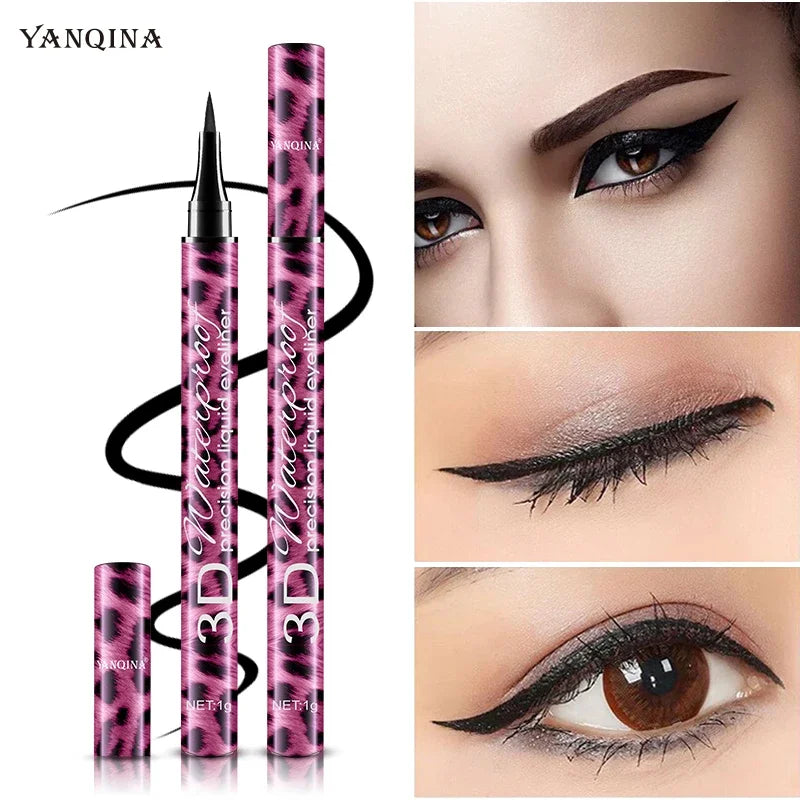 YANQINA Liquid Eyeliner Pencil+4D Waterproof Mascara Set