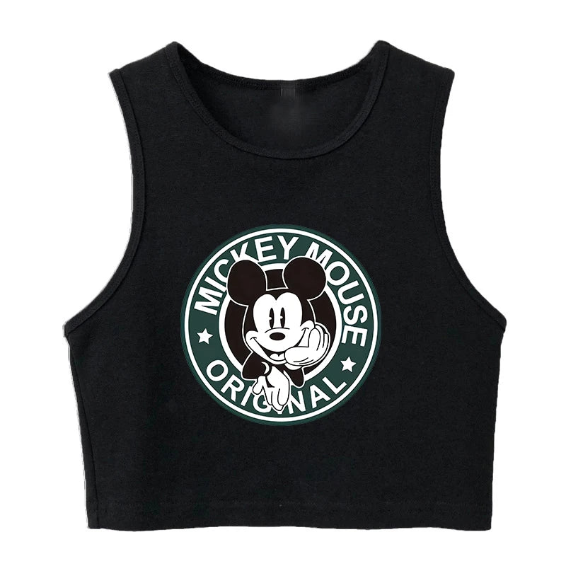 90s Disney Crop Top T-shirt Women