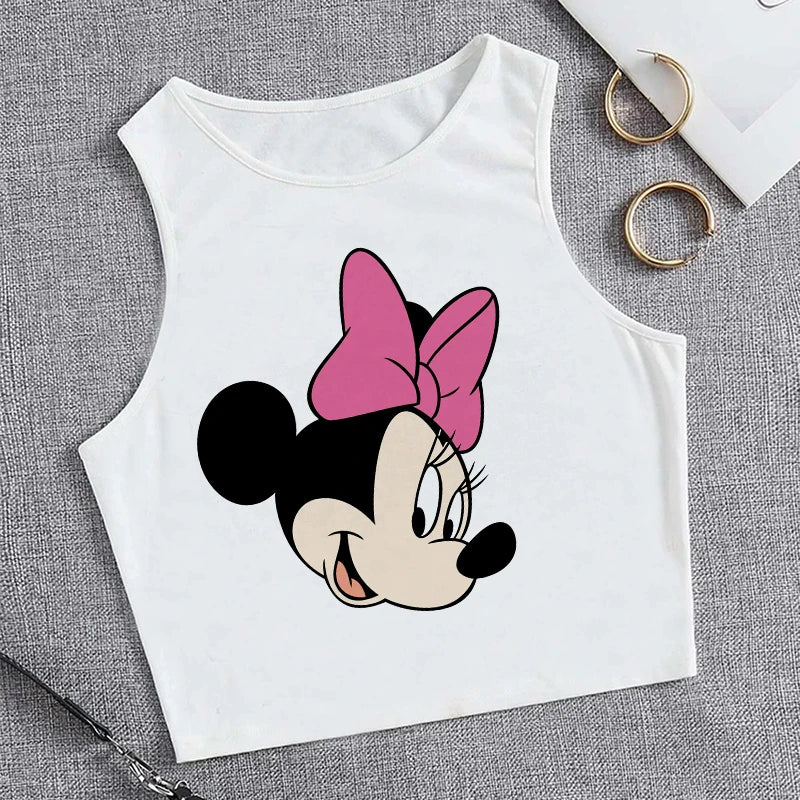 90s Disney Crop Top T-shirt Women