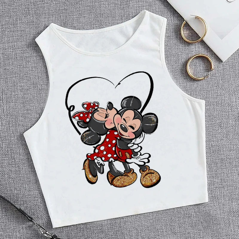 90s Disney Crop Top T-shirt Women