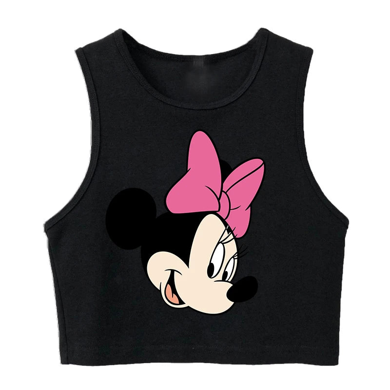 90s Disney Crop Top T-shirt Women