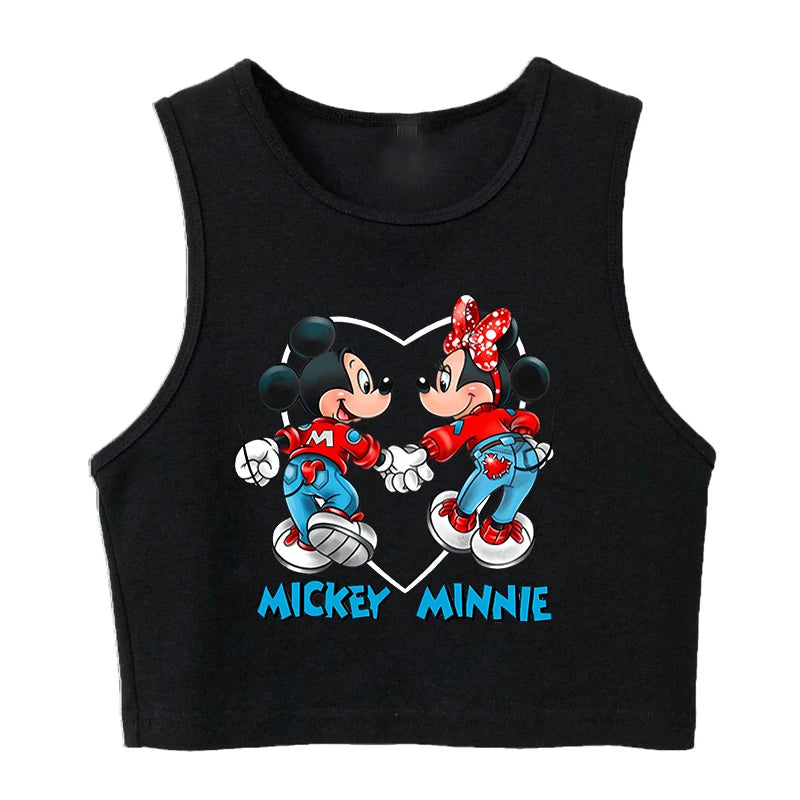 90s Disney Crop Top T-shirt Women