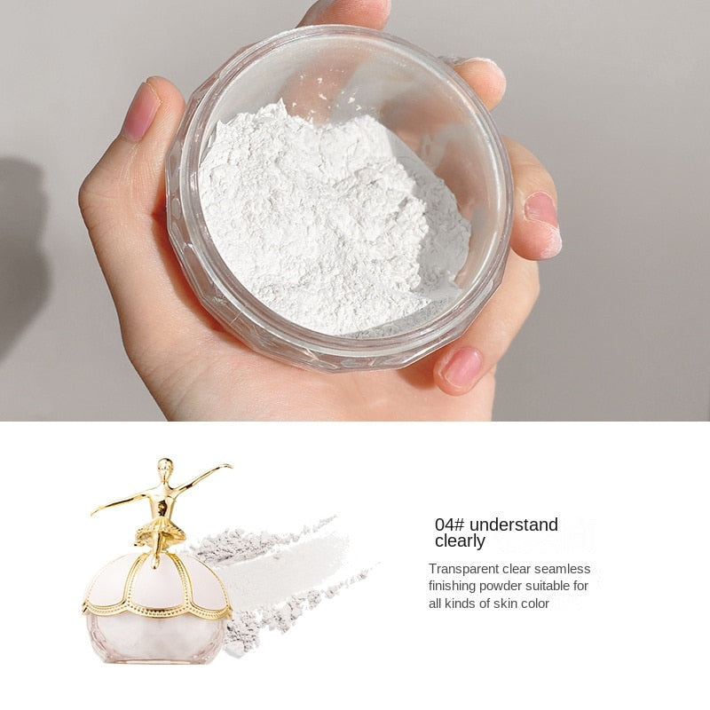 Large Capacity Ballet Small Gold Statue Finishing Powder