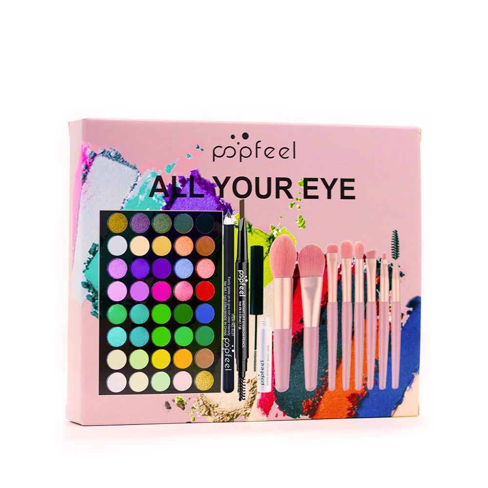 POPFEEL 40 Colors Eyeshadow Palette Set, **TRAVEL SIZE**