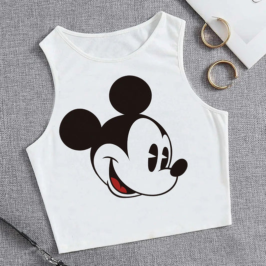 90s Disney Crop Top T-shirt Women