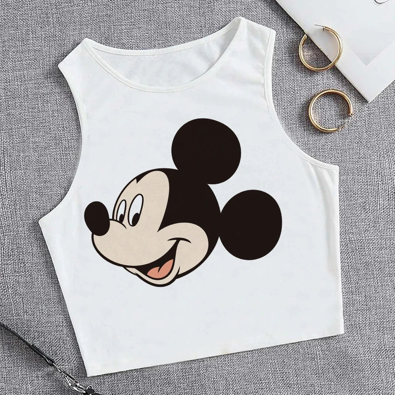 90s Disney Crop Top T-shirt Women