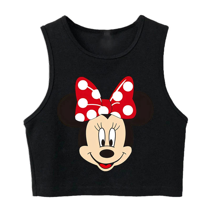 90s Disney Crop Top T-shirt Women