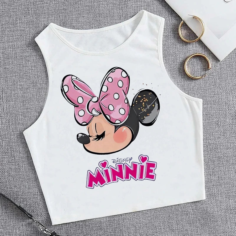 90s Disney Crop Top T-shirt Women