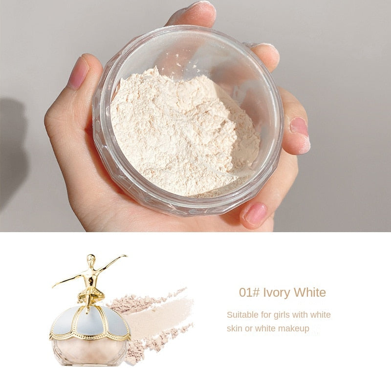 Large Capacity Ballet Small Gold Statue Finishing Powder