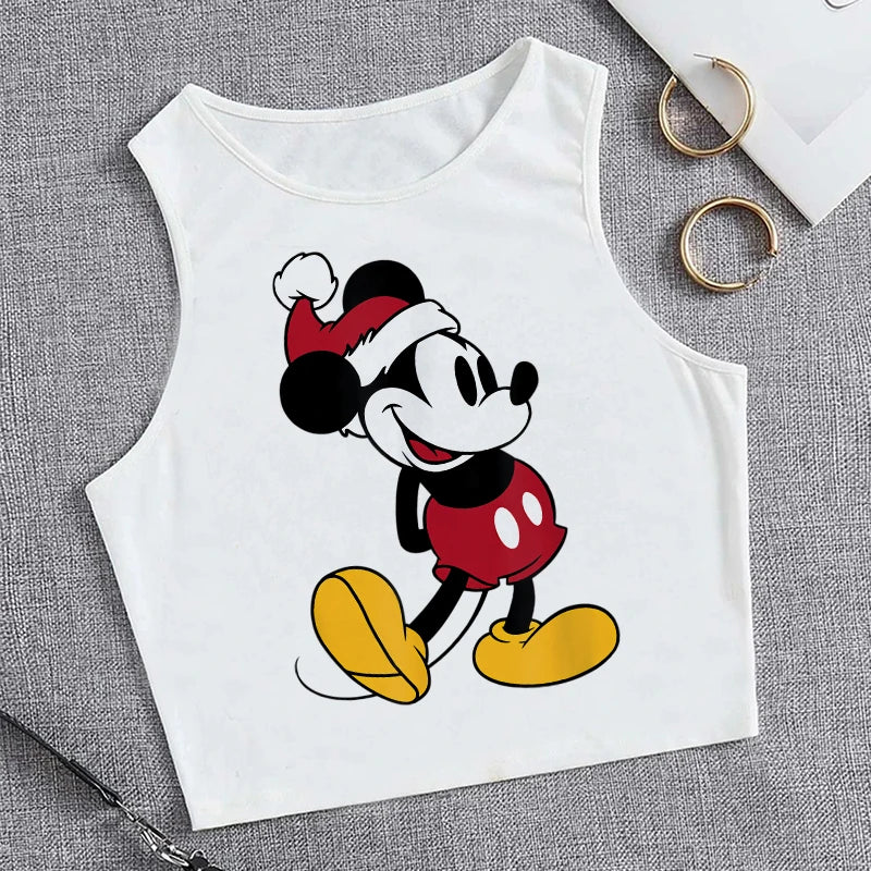 90s Disney Crop Top T-shirt Women