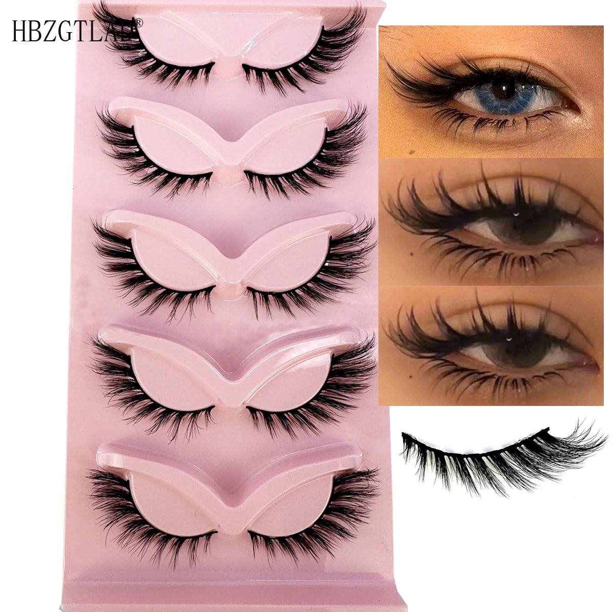 New Cat Eye  Mink Eyelashes 3D Curl