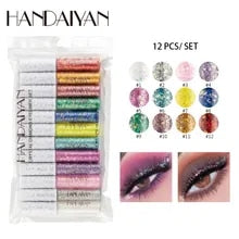 HANDAIYAN Colorful Waterproof Glitter Eye Liner Pen