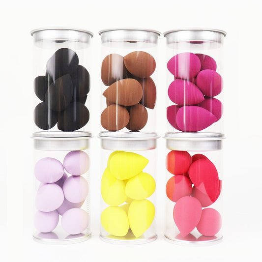 8Pcs Mini Makeup Sponge Blender Tool with Storage Box